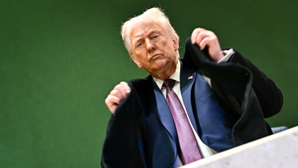 Trump says US still watching Iran, fleet sailing to region